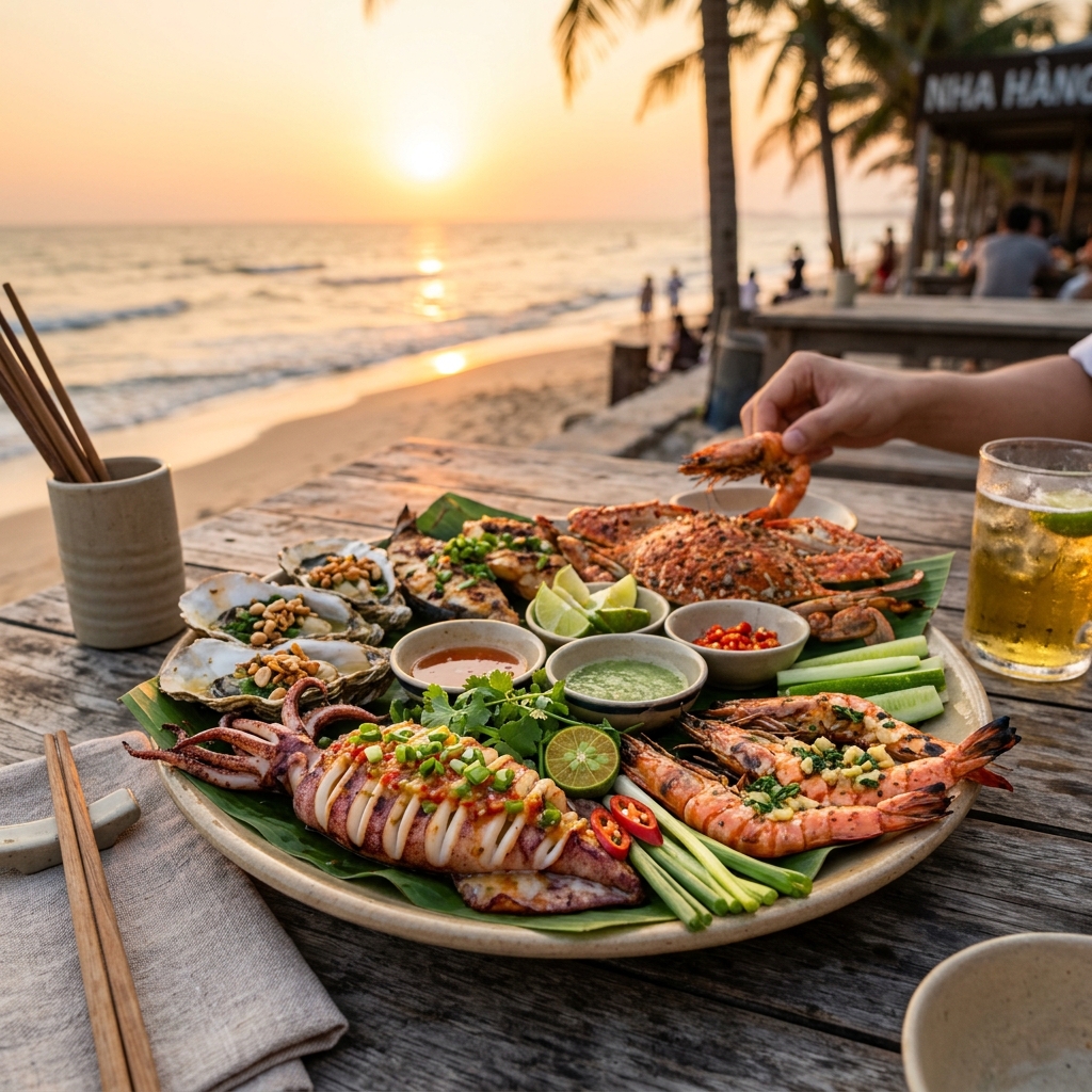 Thưởng thức hải sản